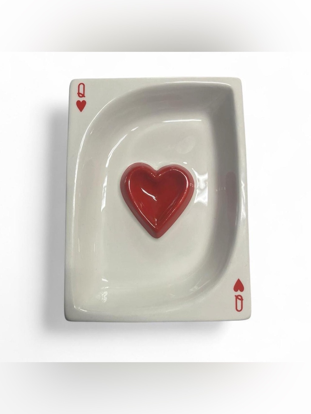 Queen of Hearts Ceramic Dish